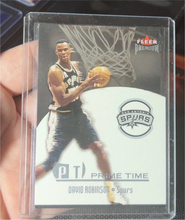2002 Fleer Premium Prime Time #PT1 David Robinson — front