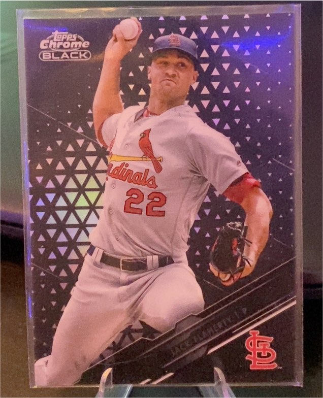 2020 Topps Chrome Black #11 Jack Flaherty — front
