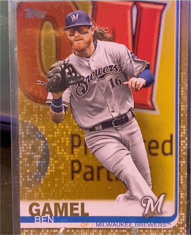 2019 Topps Gold #506 Ben Gamel — front