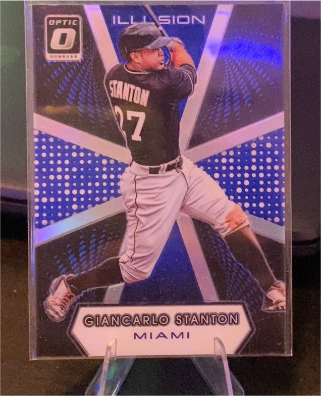 2023 Donruss Optic Illusion Giancarlo Stanton — front