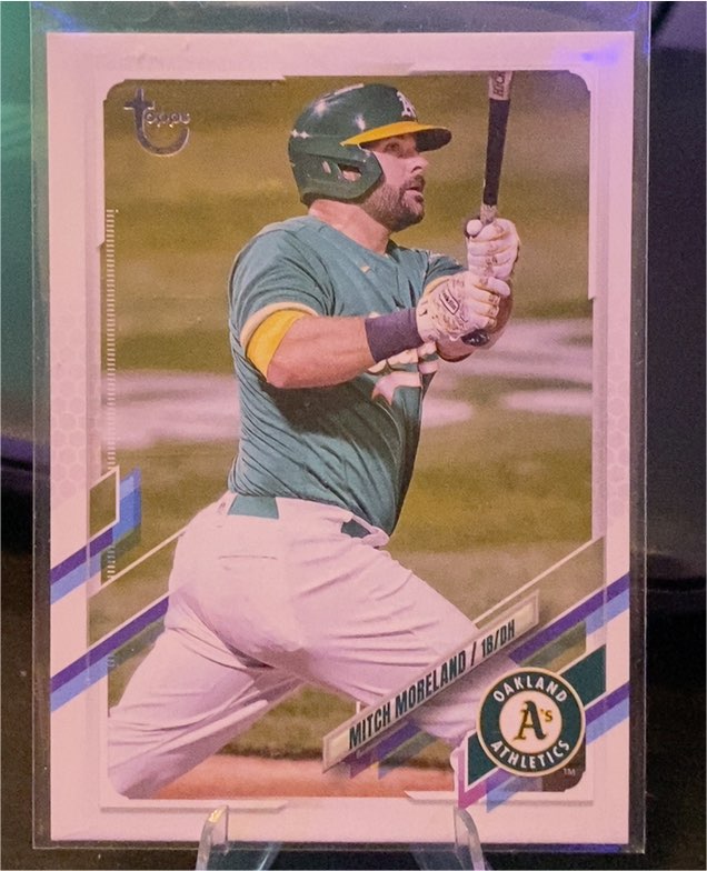2021 Topps Update #US4 Mitch Moreland — front