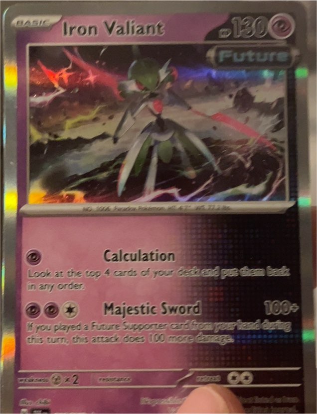 2024 Pokémon Temporal Forces #080 Iron Valiant — front