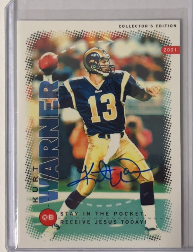 2001 Collector's Series Kurt Warner — front