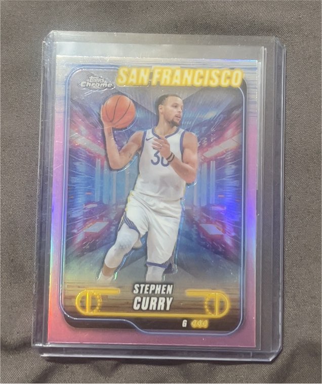 2024-25 Topps Chrome #187 Stephen Curry — front