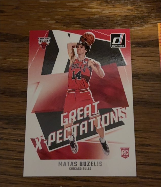 2024-25 Panini Donruss Great X-Pectations #19 Matas Buzelis — front