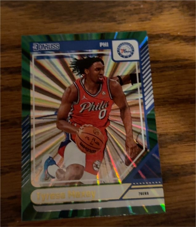 2024-25 Panini Donruss #192 Tyrese Maxey — front
