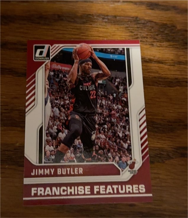 2024-25 Panini Donruss #10 Jimmy Butler Franchise Features Miami Heat — front