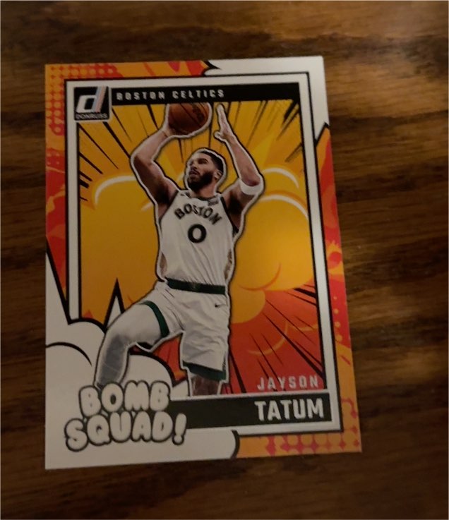 2024-25 Panini Donruss #17 Jayson Tatum Bomb Squad — front