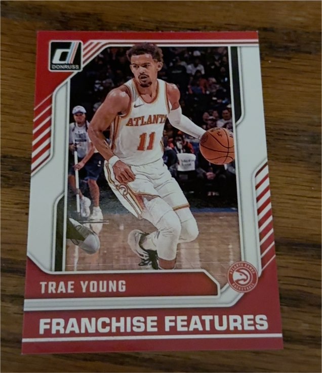 2024-25 Panini Donruss #9 Trae Young Franchise Features — front