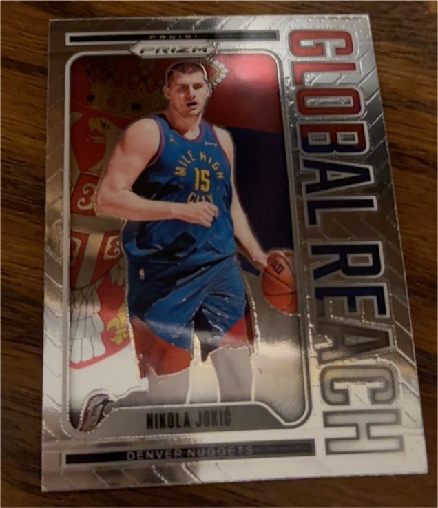 2024-25 Panini Prizm #2 Nikola Jokic Global Reach — front