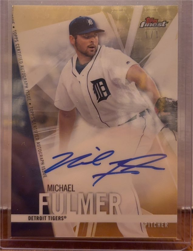 2017 Topps Finest Autographs #FA-MF Michael Fulmer — front