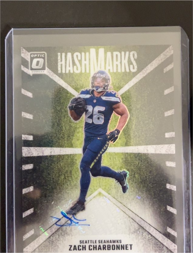 2024 Donruss Optic #HM-ZCT Zach Charbonnet Hash Marks — front
