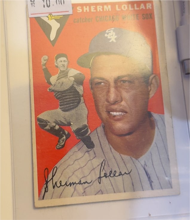 1954 Topps #39 Sherm Lollar — front