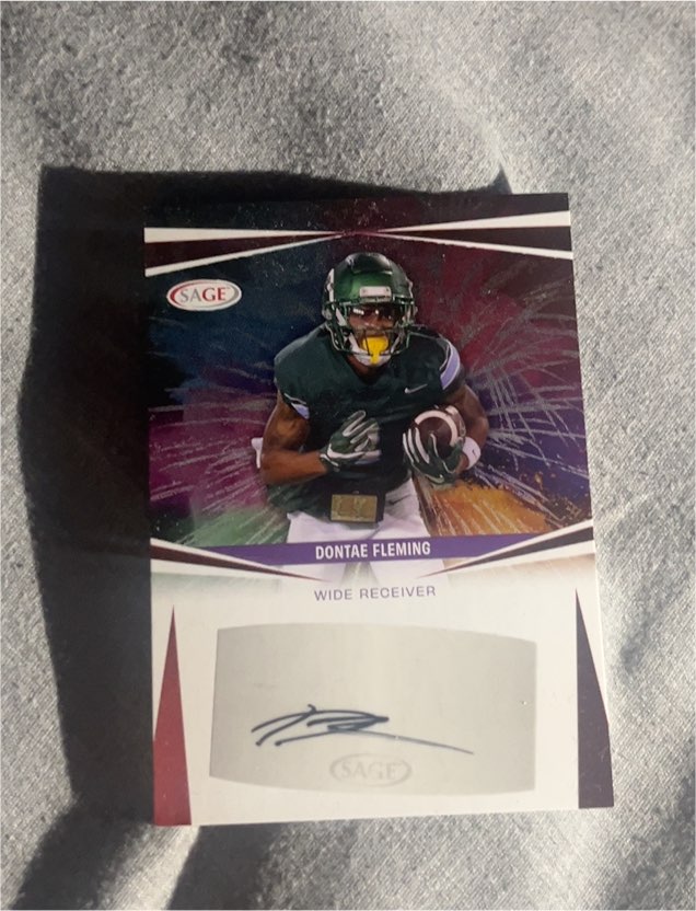2025 Sage Low Series #A-DF Dontae Fleming — front