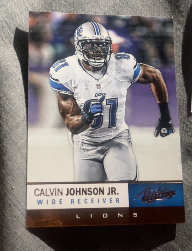 2008 Score Football Calvin Johnson Jr. — front