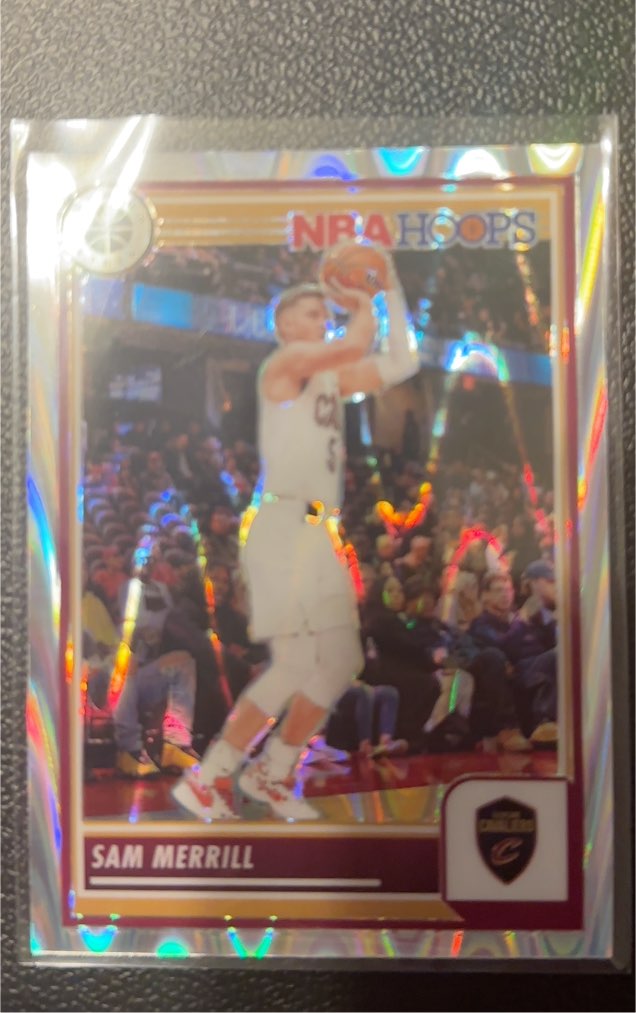 2023-24 Panini NBA Hoops Premium Stock #233 Sam Merrill — front