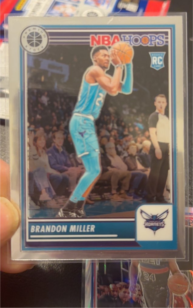 2023-24 Panini NBA Hoops #245 Brandon Miller — front