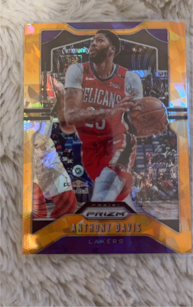 2019-20 Panini Prizm #222 Anthony Davis — front