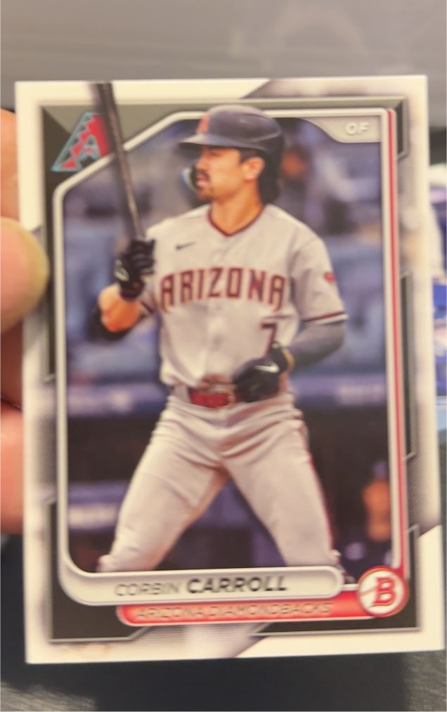 2024 Bowman #25 Corbin Carroll Arizona Diamondbacks — front