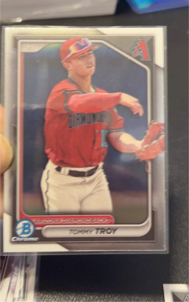 2024 Bowman Chrome Prospects #BCP-76 Tommy Troy — front