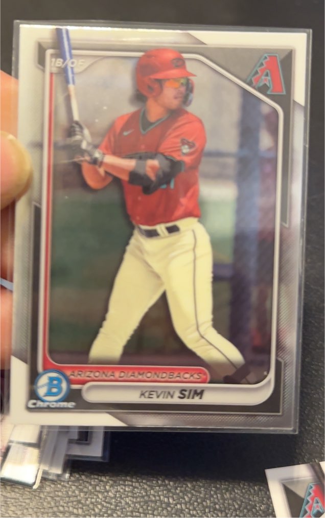 2024 Bowman Chrome Prospects #BCP-34 Kevin Sim — front
