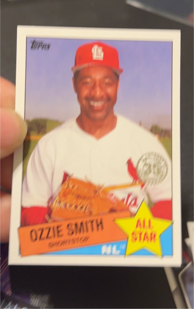 2020 Topps 1985 Topps 35th Anniversary All-Stars #85AS-24 Ozzie Smith Cardinals — front