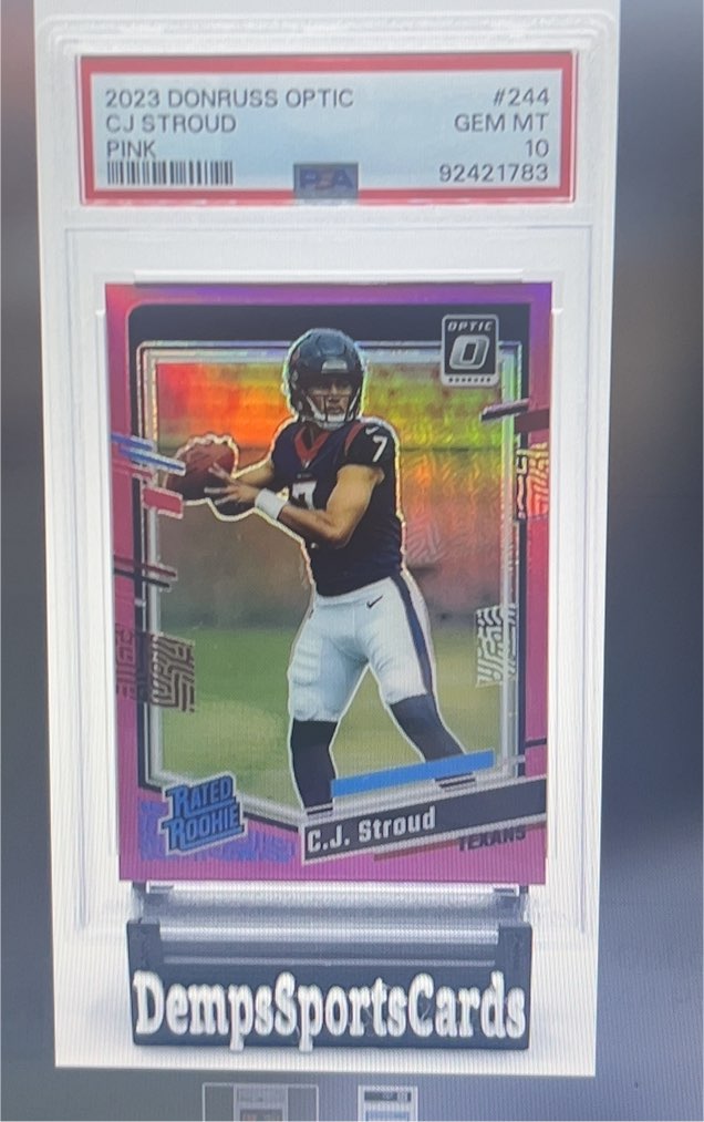 2023 Donruss Optic #244 C.J. Stroud — front