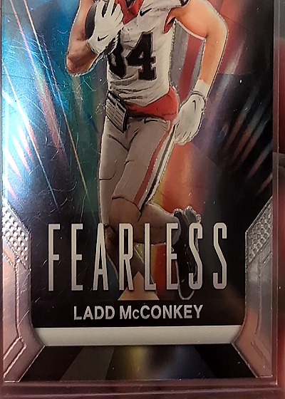 2024 Panini Prizm Draft Picks Fearless #F-LM Ladd McConkey — front