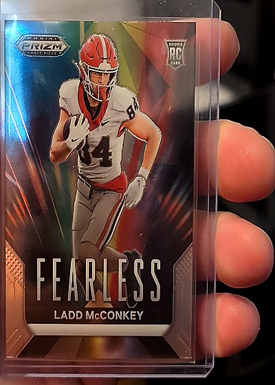 2024 Panini Prizm Draft Picks #F-LM Ladd McConkey Fearless — front