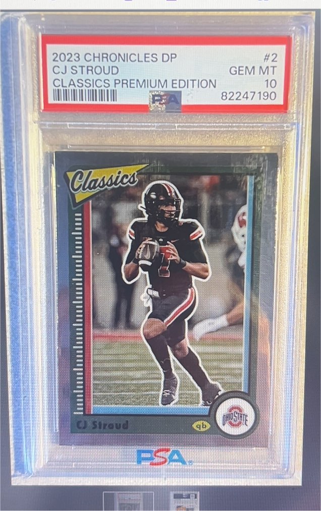 2023 Panini Chronicles Draft Picks Classics Premium Edition #2 CJ Stroud — front