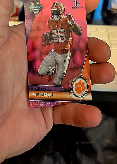 2023 Bowman Chrome University #81 Phil Mafah — front