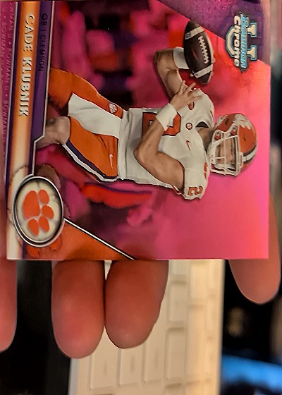 2023 Bowman University Chrome #33 Cade Klubnik — front
