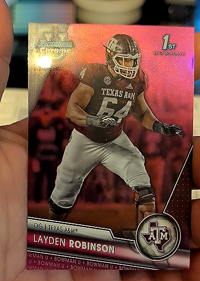 2023 Bowman Chrome University #125 Layden Robinson — front