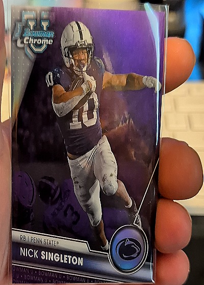 2023 Bowman Chrome U #10 Nick Singleton — front