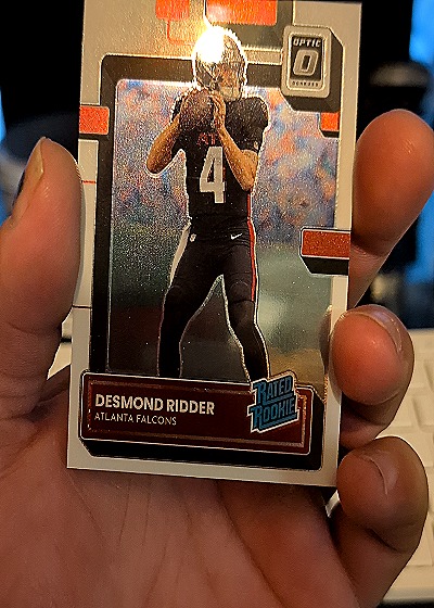 2022 Panini Donruss Football #304 Desmond Ridder Rated Rookie — front