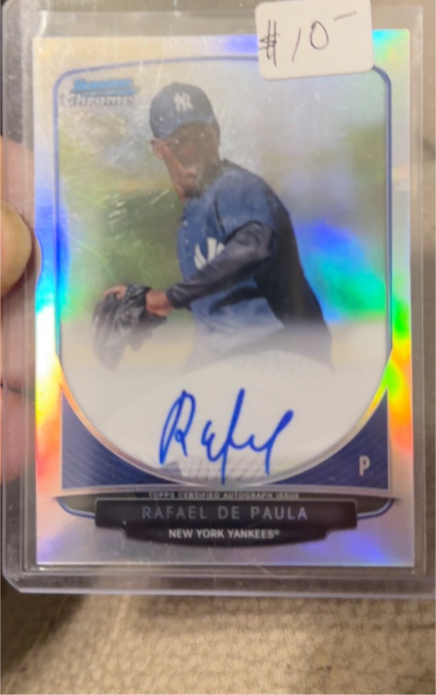 2013 Bowman Chrome Rafael De Paula — front