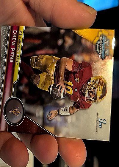 2023 Bowman #81 Drew Pyne — front