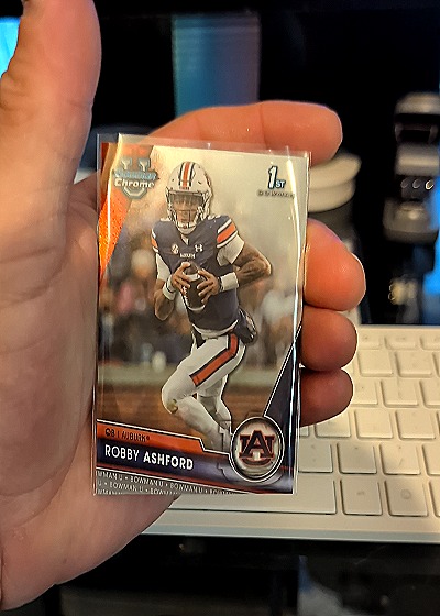 2023 Bowman Chrome University #28 Robby Ashford — front