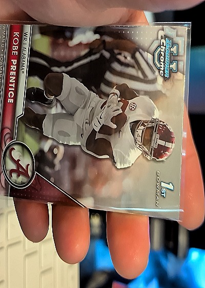 2023 Bowman Chrome University #11 Kobe Prentice — front