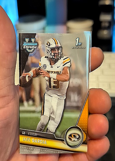 2023 Bowman Chrome University #99 Jake Garcia — front