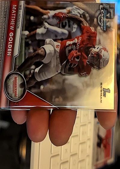 2023 Bowman Chrome #1 Matthew Golden — front