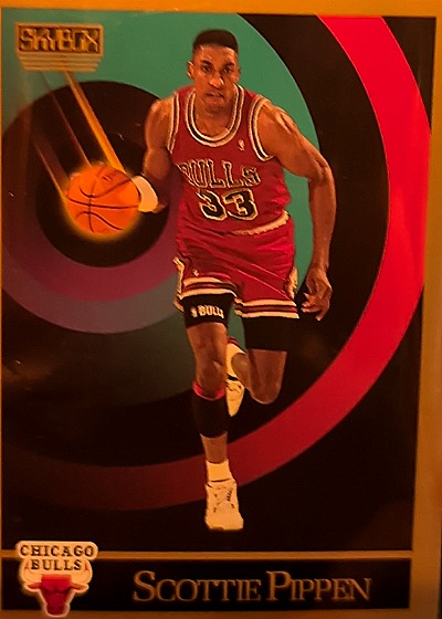1990 SkyBox #46 Scottie Pippen — front