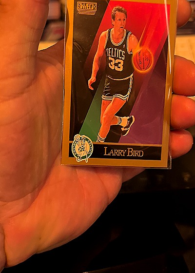 1990 SkyBox #14 Larry Bird — front
