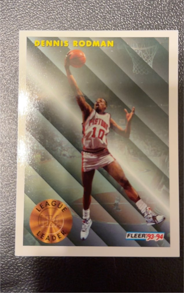 1993-94 Fleer #227 Dennis Rodman — front