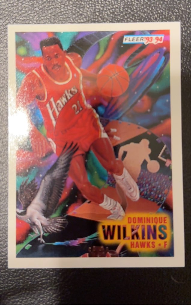 1993-94 Fleer #237 Dominique Wilkins — front