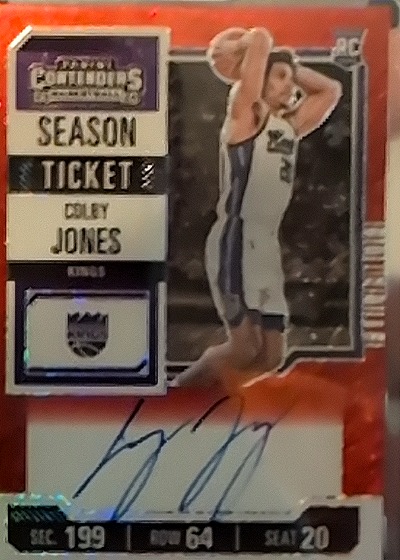 2023-24 Panini Contenders #119 Colby Jones — front