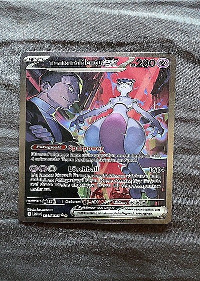 2023 Pokémon Destined Rivals #231/182 Team Rocket's Mewtwo ex — front