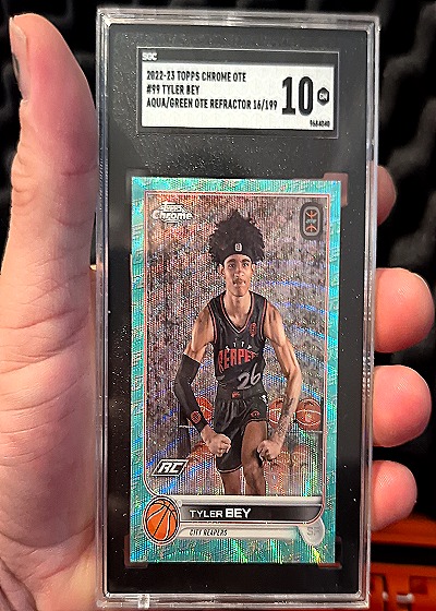 2022-23 Topps Chrome Overtime Elite #99 Tyler Bey — front
