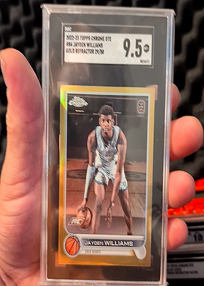 2022-23 Topps Chrome DTE Jayden Williams — front