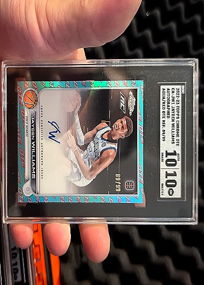 2022-23 Topps Chrome Overtime Elite #CA-JW1 Jayden Williams — front